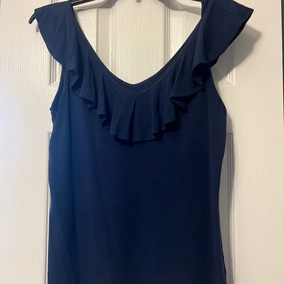 Lilly Pulitzer ruffle tank top - Picture 2 of 5